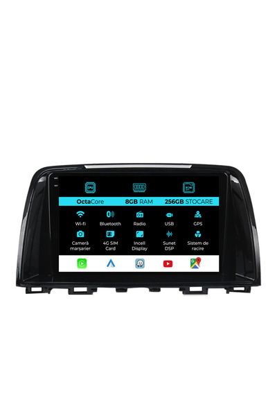 NavStore Dedicated Navigation Mazda CX-5 (2012-2015), 9Inch, 8Gb Ram, 256Gb Storage, CarPlay