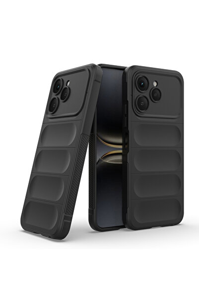 Rivor Tecno Spark 40 Uyumlu Kılıf Kamera Korumalı Parmak İzi Bırakmaz İçi Kad...