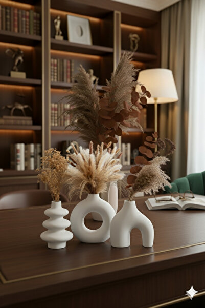 muffag Minimal Set of 3 Nordic Style Bohemian Vase Gift Pinterest Pampas Vase Set Decorative Object