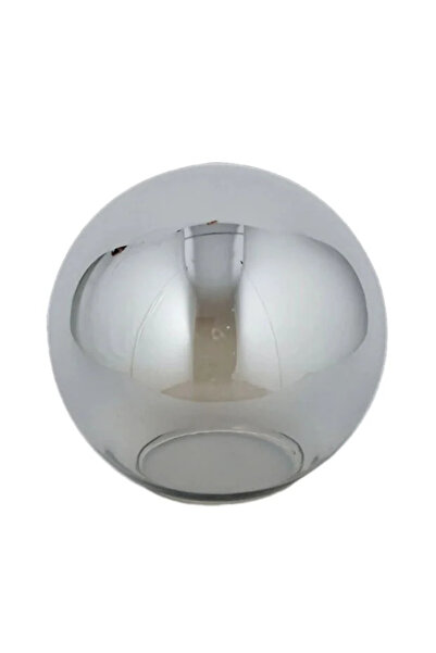 akyzlighting Cam Beyaz- Füme - Bal Glop – 15 cm | E27 Duy Uyumlu Yedek Cam | ...