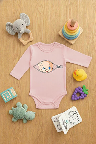 LORVEX زيبين بيبي مطبوع بدلة أطفال لطيفة مع مشبك مطبوع