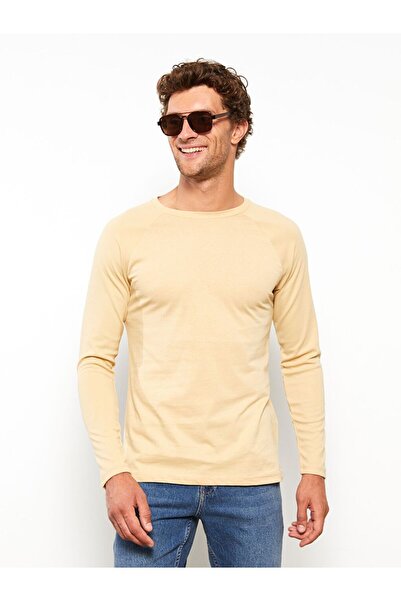 LC Waikiki Ανδρικό μακρυμάνικο μπλουζάκι με λαιμόκοψη