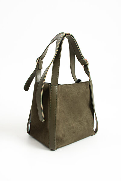 Night Linndy Model Suede Women's Hand and Shoulder Bag