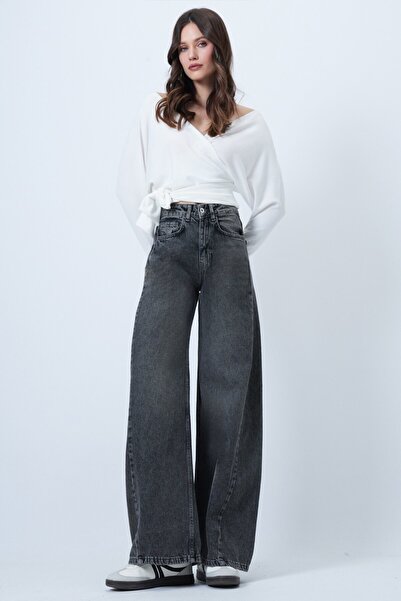 VAGGON High Waist 5 Pocket Baggy Jeans