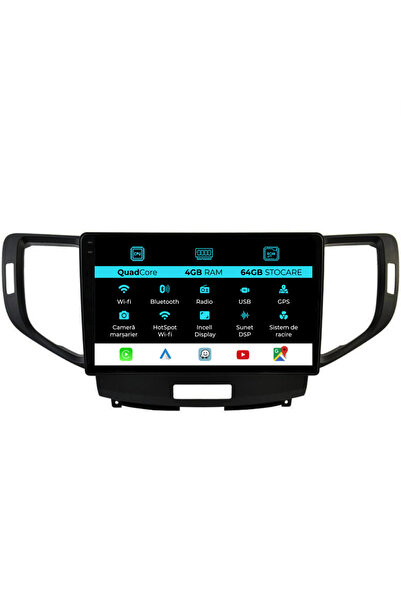 NavStore Navigatie Dedicata Honda Accord (2008-2012),QuadCore, 9Inch, 4Gb Ram, 64Gb Stocare, Carplay