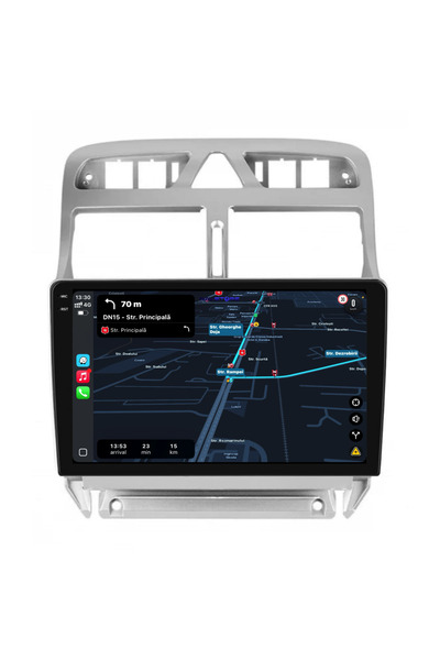 NavStore Navigatie Dedicata Peugeot 307 (2000-2013),QuadCore, 9Inch, 4Gb Ram, 64Gb Stocare, Carplay