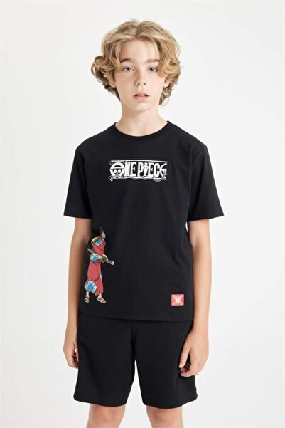 DeFacto Boy's One Piece Crew Neck Short Sleeve T-Shirt (24 Sm)
