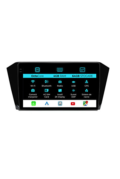 NavStore Navigatie Dedicata Volkswagen Passat B8 (2015 - 2022), 2K, 4Gb Ram, ...