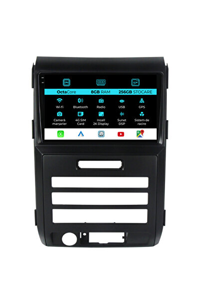 NavStore Navigatie Dedicata Ford F150 (2008-2014), 2K, 8Gb Ram, 256Gb Stocare...