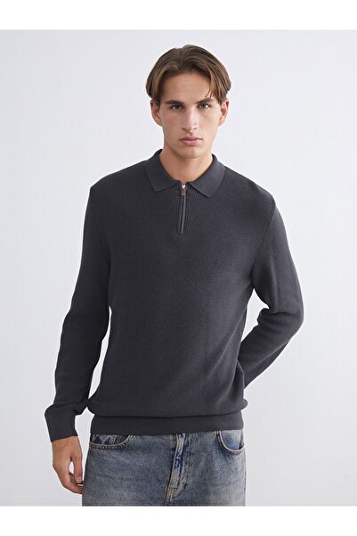 LC Waikiki Xside Polo Collar Men's Knitwear Sweater