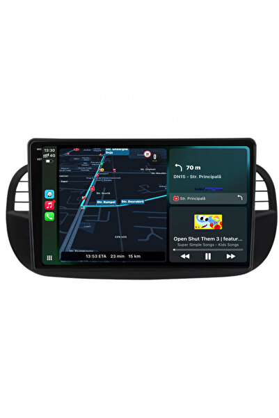 NavStore Dedicated Navigation Fiat 500 (2007-2015), 9Inch, 6Gb Ram, 128Gb Storage, Carplay