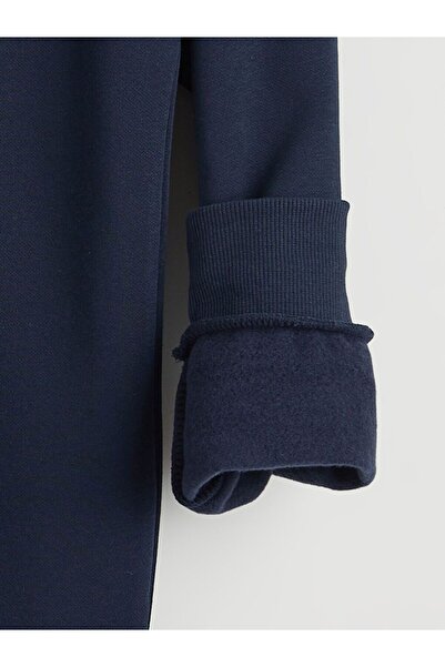 LC Waikiki Polo Neck Printed Men's Thick Sweatshirt