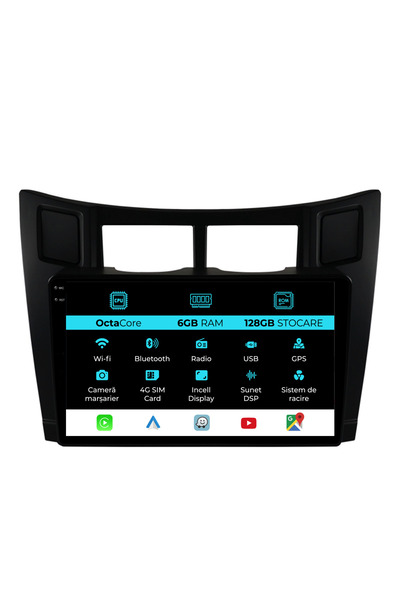 NavStore Ειδικό σύστημα πλοήγησης Toyota Yaris (2005-2011), 9 ίντσες, μνήμη R...