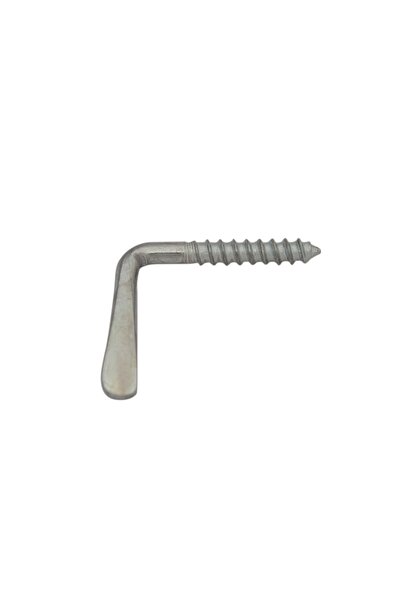 OEM Threaded strike plate, steel, white zinc, 54 mm
