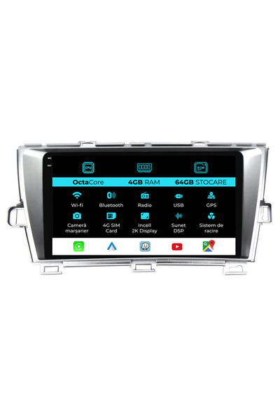 NavStore Navigatie Dedicata Toyota Prius W3 (2009-2015), 2K, 4Gb Ram, 64Gb St...