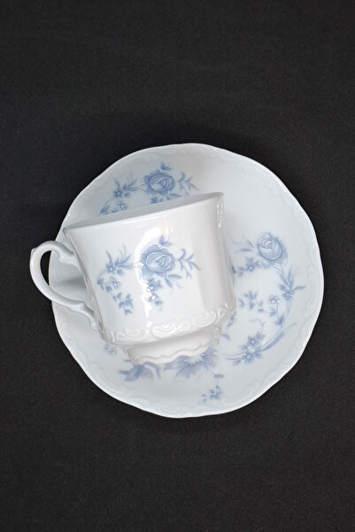 ABBETC Mitterteich Bavaria 5 Blue White Coffee Cup 130 ml