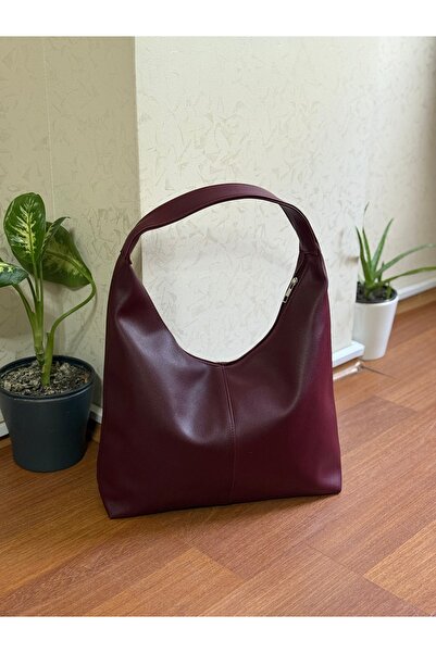 Bagnest Μεγάλη casual δερμάτινη γυναικεία τσάντα ώμου