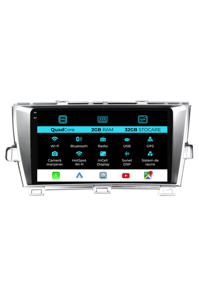 NavStore Dedicated Navigation Toyota Prius W3 (2009-2015), 9Inch, 2Gb Ram, 32Gb Storage, Carplay