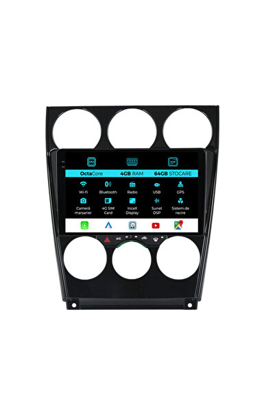 NavStore Navigatie Dedicata Mazda 6 (2002-2008), 9 Inch, 4Gb Ram, 64Gb stocar...