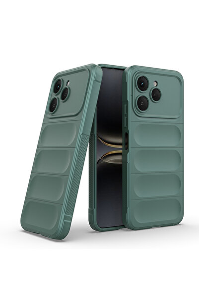 Rivor Tecno Spark 40 Uyumlu Kılıf Kamera Korumalı Parmak İzi Bırakmaz İçi Kad...