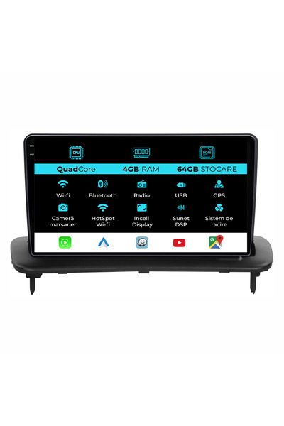 NavStore Dedicated Navigation Volvo S40 (2004-2012), QuadCore, 9Inch, 4Gb Ram, 64Gb Storage, Carplay