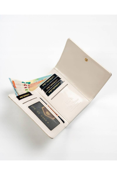 Other Women's -leather wallet with snap and zipper - Peterson