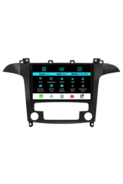 NavStore Dedicated Navigation Ford S-Max (2006 - 2015), 9Inch, 6Gb Ram, 128Gb Storage, Carplay, Automatic Climate Control