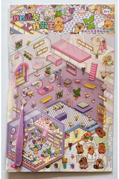 Bıcırık Yayınları Cımbızlı 3D Sök Yapıştır Yerleştir Sticker Book Bul Buluştur Puzzle Keyfi