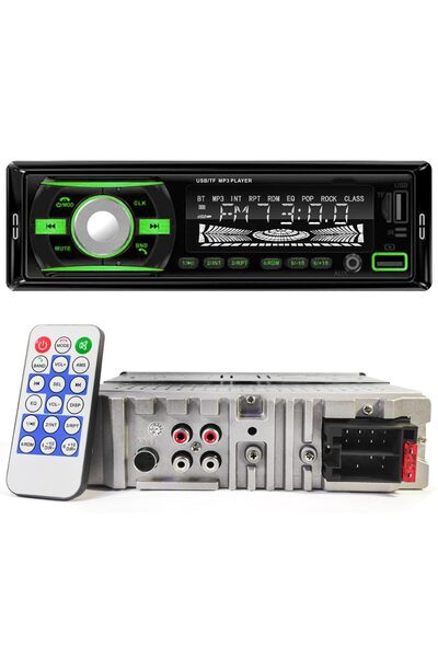 Soundmax CPR BT-920 Oto Teyp 4X60 Watt Bluetooth Mobil Aplikasyon 2xUsb Sd Fm Aux 7 Renk Ekranlı