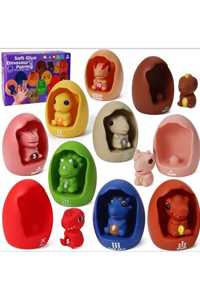 Montessori Jucărie educativă cu Dinozauri