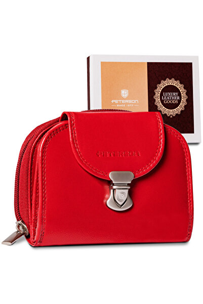 Other Peterson Leather Wallet PTN RD-28-GCL Red