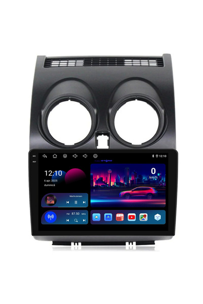NavStore Navigatie Dedicata Nissan Qashqai J10 (2007-2013),QuadCore, 9Inch, 4Gb Ram, 64Gb Stocare, Carplay