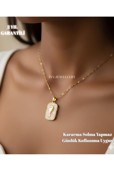 İNN JEWELLERY 316L Çelik Kolye Kararmaz Antialerjik Flamingo Figürlü (2 Yıl İthalatçı Garantili)
