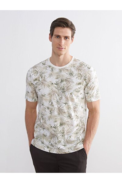 LC Waikiki Lcwaikiki Classic Crew Neck Floral Men's T-Shirt