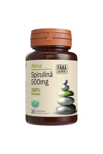 Alevia Supliment alimentar Spirulina 500 mg Alevia, 30 comprimate
