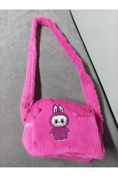 JHTshop Labubu Hanging Plush Bag, School Creest Bag