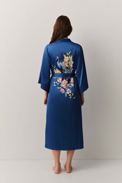 SUWEN Αιθερέλαιο μακρύ φόρεμα