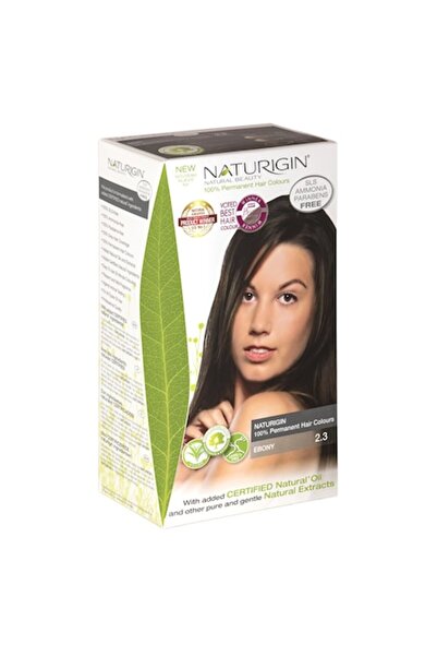 Naturigin hair dye kit, shade 2.3 Abanos (Black), 115 ml