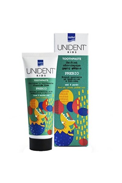 İNTERMED Fluoride-free children's toothpaste, Unident Kids Prebio, 50 ml