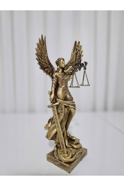 hediyefuryası Adalet Tanrısı Nemesis Biblo Heykel Ev Ofis Dekorasyon Hediyeli...