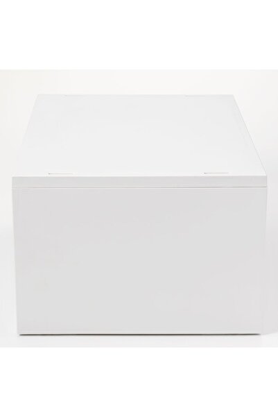 Muji Polypropylene Wide Deep Type Case, W 37 x D 26 x H 17.5 cm, White