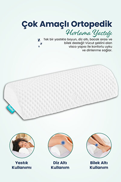 ORPEDOX Çok Amaçlı Horlama Yastığı Visco Yastık 51x18x10 Cm