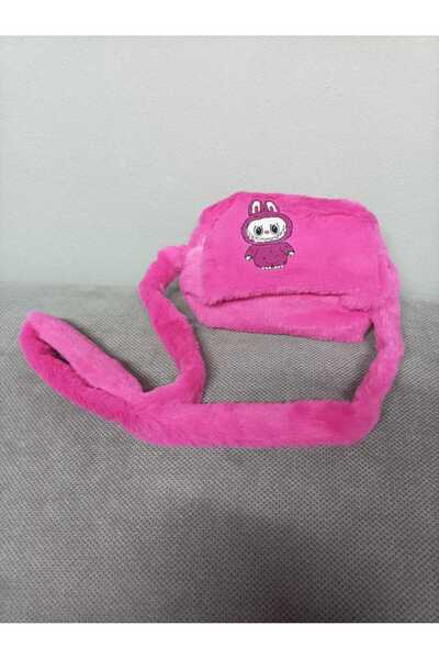 JHTshop Labubu Hanging Plush Bag, School Creest Bag