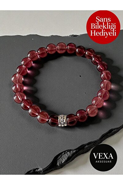 Vexa Aksesuar Gündelik Cam Görünümlü Boncuk Bileklik - Kombine Göre Hediyelik...