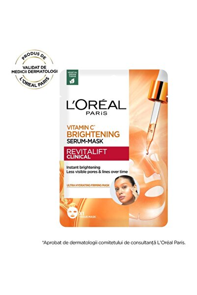 L'Oreal Paris Revitalift Clinical Sheet Mask with Vitamin C & Salicylic Acid, 26 g
