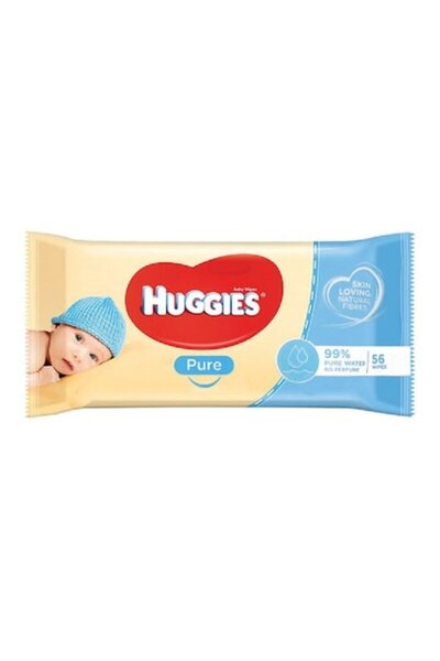 Huggies Șervețele umede Pure 56 buc
