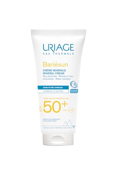 Uriage Cremă minerală cu protecție solară Bariesun SPF50+, 100 ml