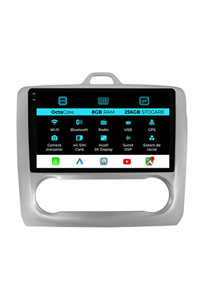 NavStore Dedicated Navigation Ford Focus (2004-2012), 2K, 8Gb Ram, 256Gb Storage, Carplay, Automatic Climate Control