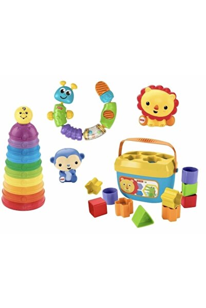 FISHER PRICE Fisher-Price 5-piece Toy Set, Bright Basics Bundle