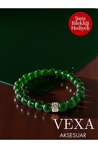 Vexa Aksesuar Casual Glass Look Beaded Bracelet - Gift as Per Combination - G...